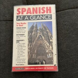 Barron's Spanish Phrase Book and Dictionary for travelers